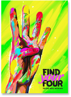 Find your four guide cover in background